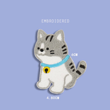 Cat & Dog Siblings Patches(Stick-On)