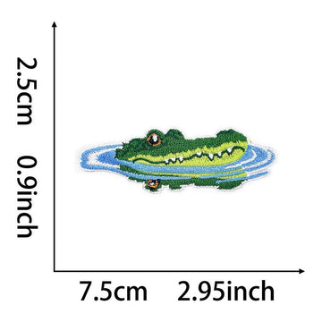 Crocodile Patches (Iron-On) - CheerCove