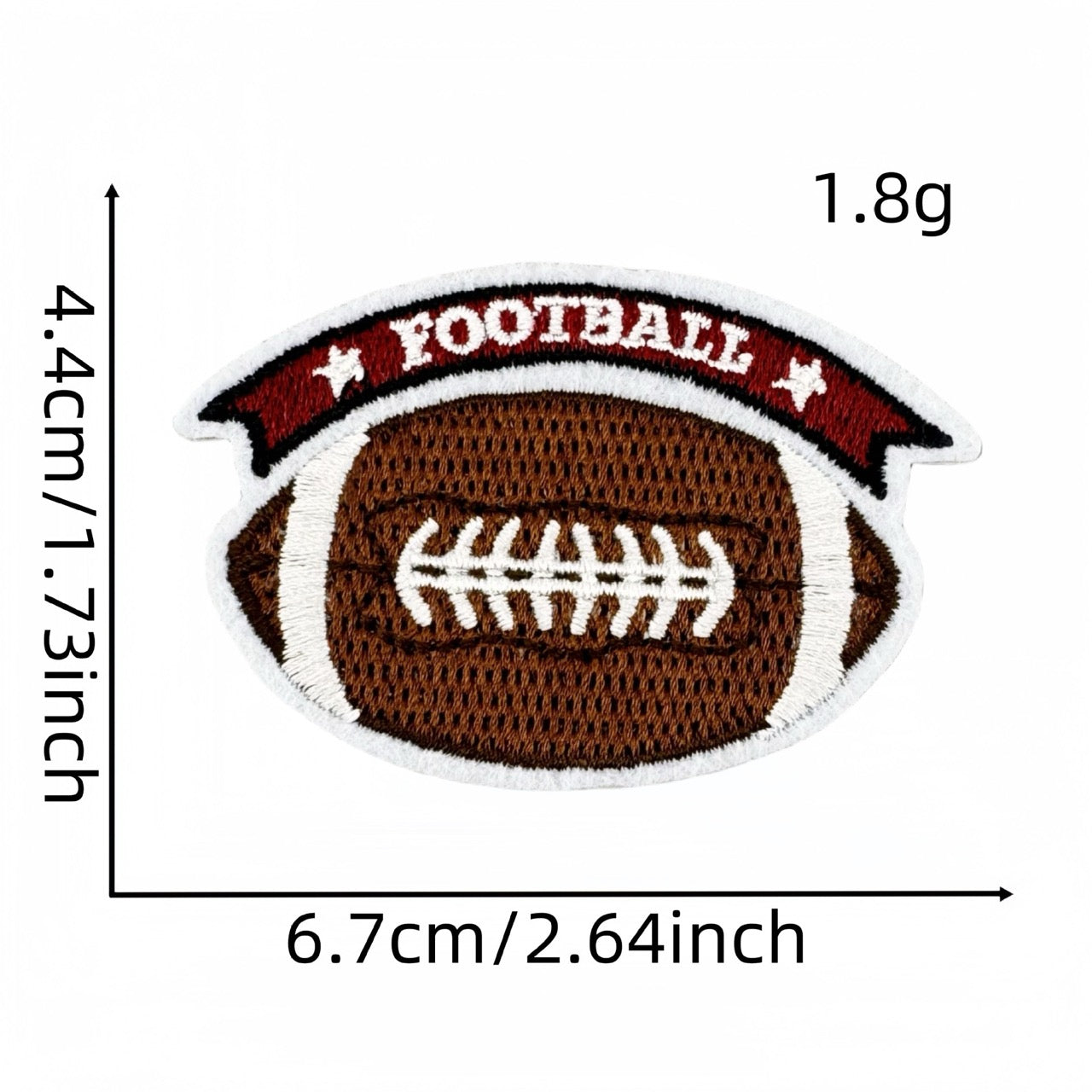 Football ② Patches (Iron-On)