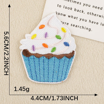 Dessert Embroidered Patches - Multiple Designs Available - CheerCove