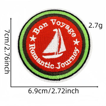 Globe Trotting Patches (Iron-On)
