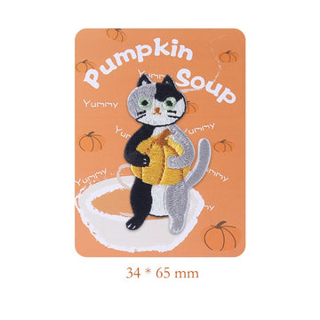 Pumpkin Soup Embroidered Patches - Multiple Designs Available - CheerCove