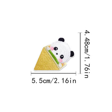 Red Panda Cone Embroidered Patches - Multiple Designs Available - CheerCove