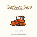 Cute Cartoon Vehicle Patches (Stick-On) - CheerCove