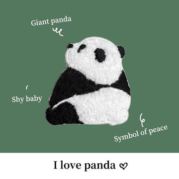 Plush Panda Embroidered Patches - Multiple Designs Available - CheerCove