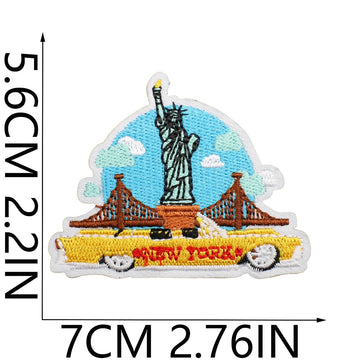 Statue of Liberty Patches (Iron-On)