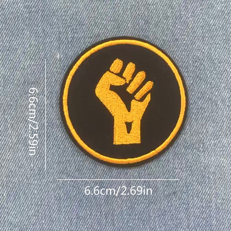 Hand Gesture Patches (Iron-On)