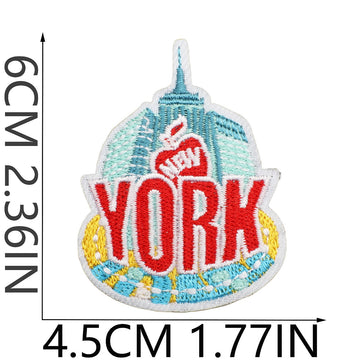 New York Patches (Iron-On)