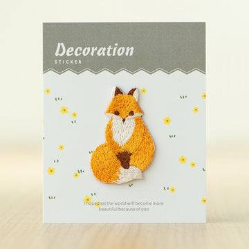 Cute Fox Embroidered Patches - Multiple Designs Available - CheerCove