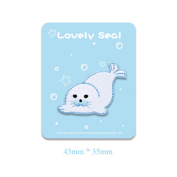 Lovely Seal Embroidered Patches - Multiple Designs Available - CheerCove