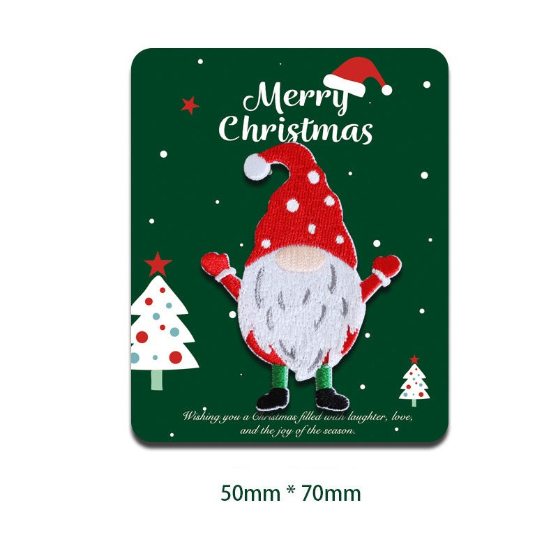 Christmas Embroidered Patches - Multiple Designs Available - CheerCove