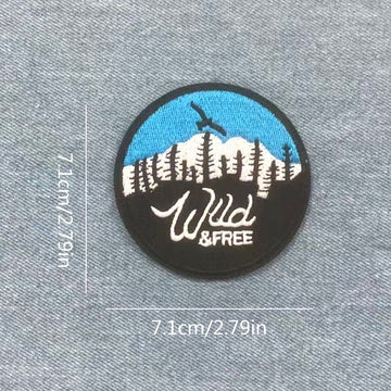 Mountain Hiker Patches (Iron-On)