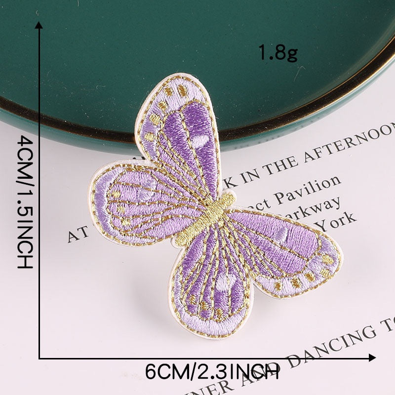Butterfly Embroidered Patches ① - Multiple Designs Available - CheerCove