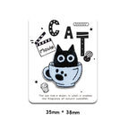 Cat in Cup Embroidered Patches - Multiple Designs Available - CheerCove