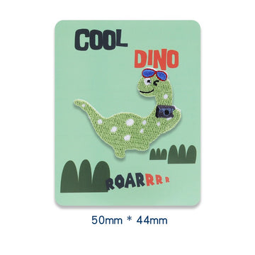 Fun Dinosaur Embroidered Patches - Multiple Designs Available - CheerCove