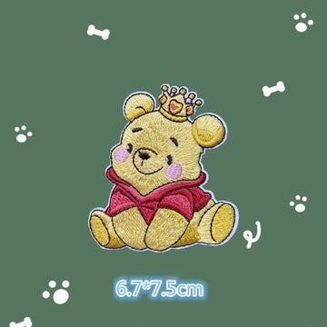 Honey-Loving Bear Patches (Stick-On)