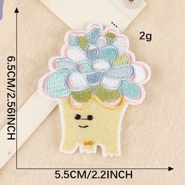 Cactus Embroidered Patches - Multiple Designs Available - CheerCove