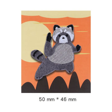 Kung Fu Raccoon Embroidered Patches - Multiple Designs Available - CheerCove