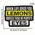 Dark & Gothic Phrases ② Patches (Iron-On)