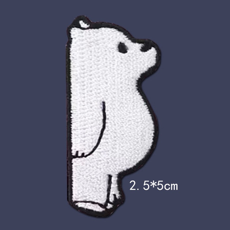 Chic Polar Bear Patches (Stick-On)