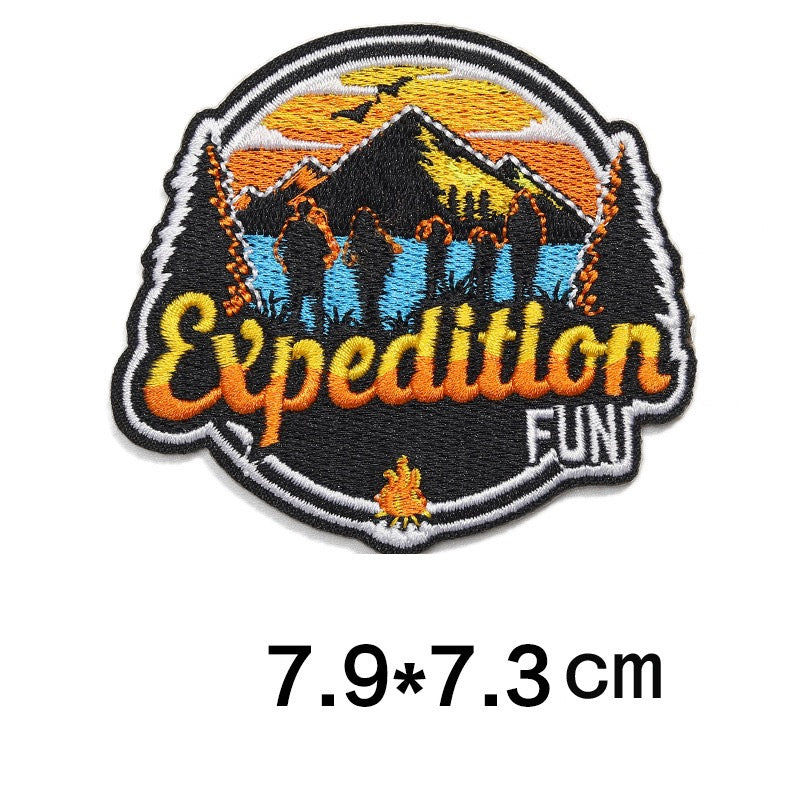 Camping Vibes Patches (Stick-On)