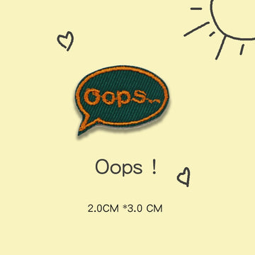 Exclamation Embroidered Patches - Multiple Designs Available - CheerCove