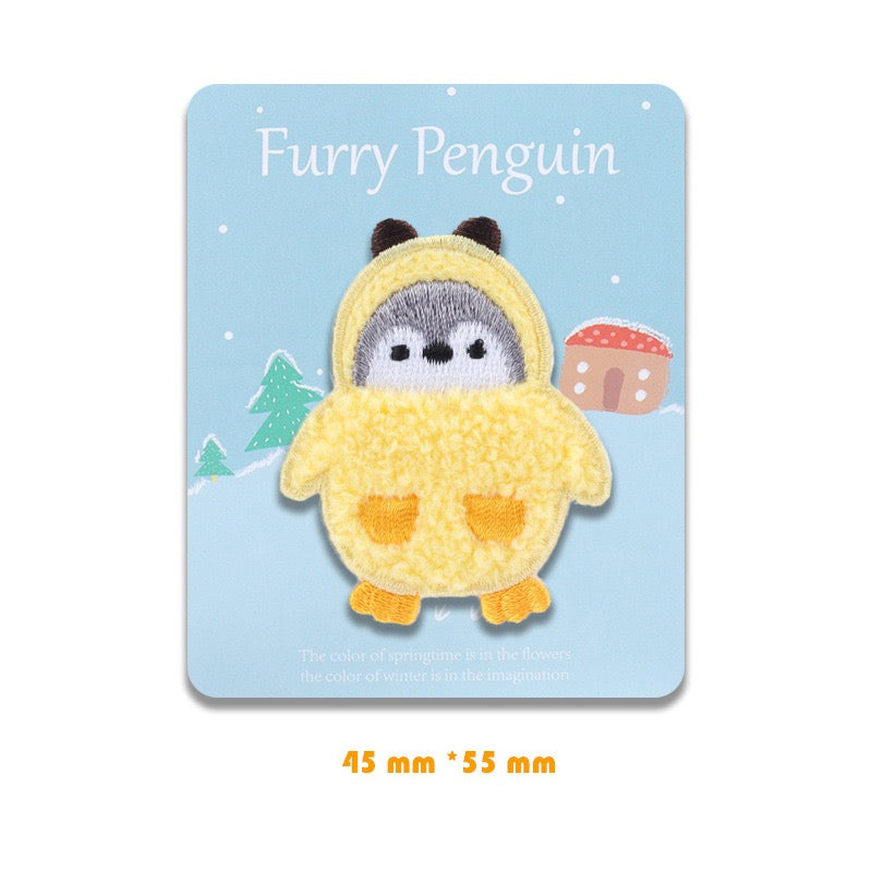 Furry Penguins Embroidered Patches - Multiple Designs Available - CheerCove
