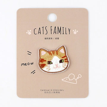 Cats Family Patches (Stick-On)