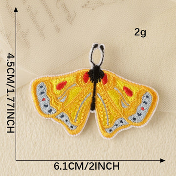 Butterfly Embroidered Patches ③ - Multiple Designs Available - CheerCove