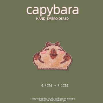 Chill Capybara Patches (Stick-On)