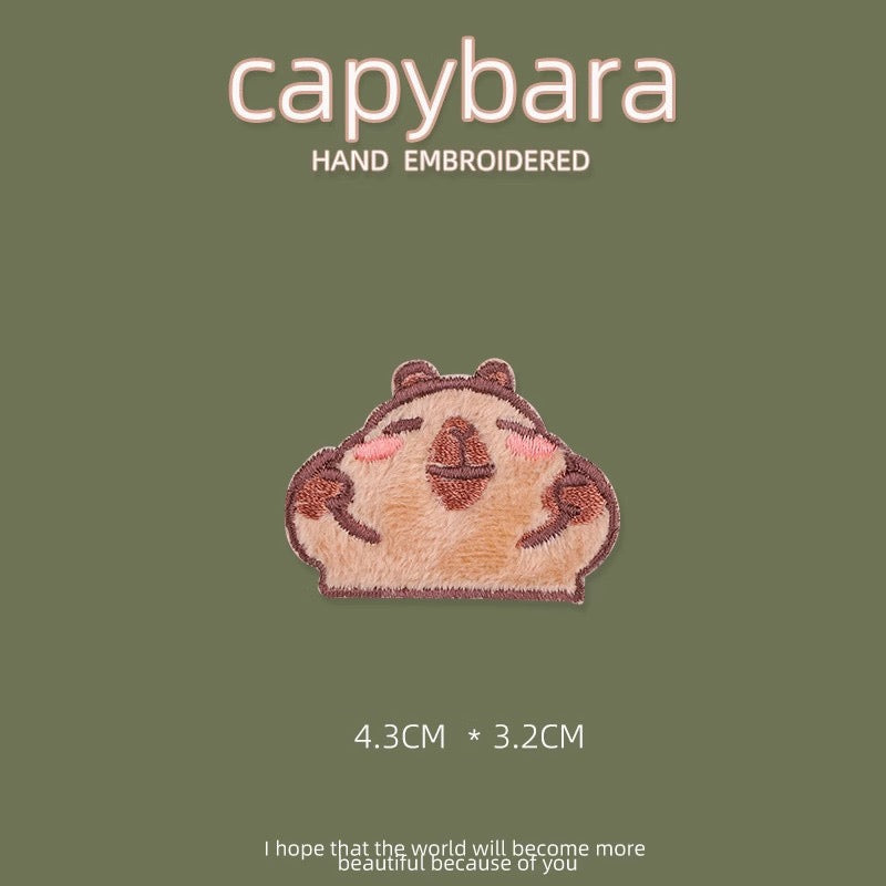 Chill Capybara Patches (Stick-On)