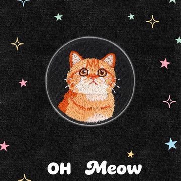 Cat in the Mirror Patches (Stick-On) - CheerCove