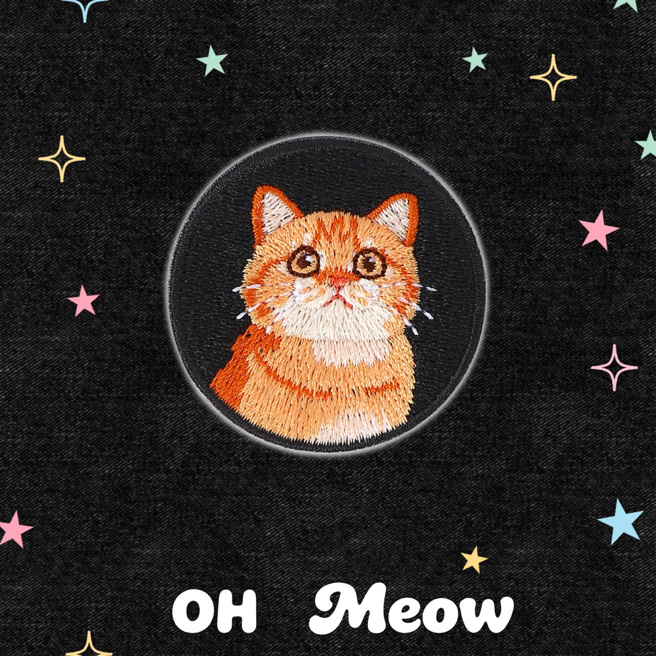 Cat in the Mirror Patches (Stick-On) - CheerCove