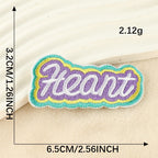 Rainbow Words Embroidered Patches ① - Multiple Designs Available - CheerCove