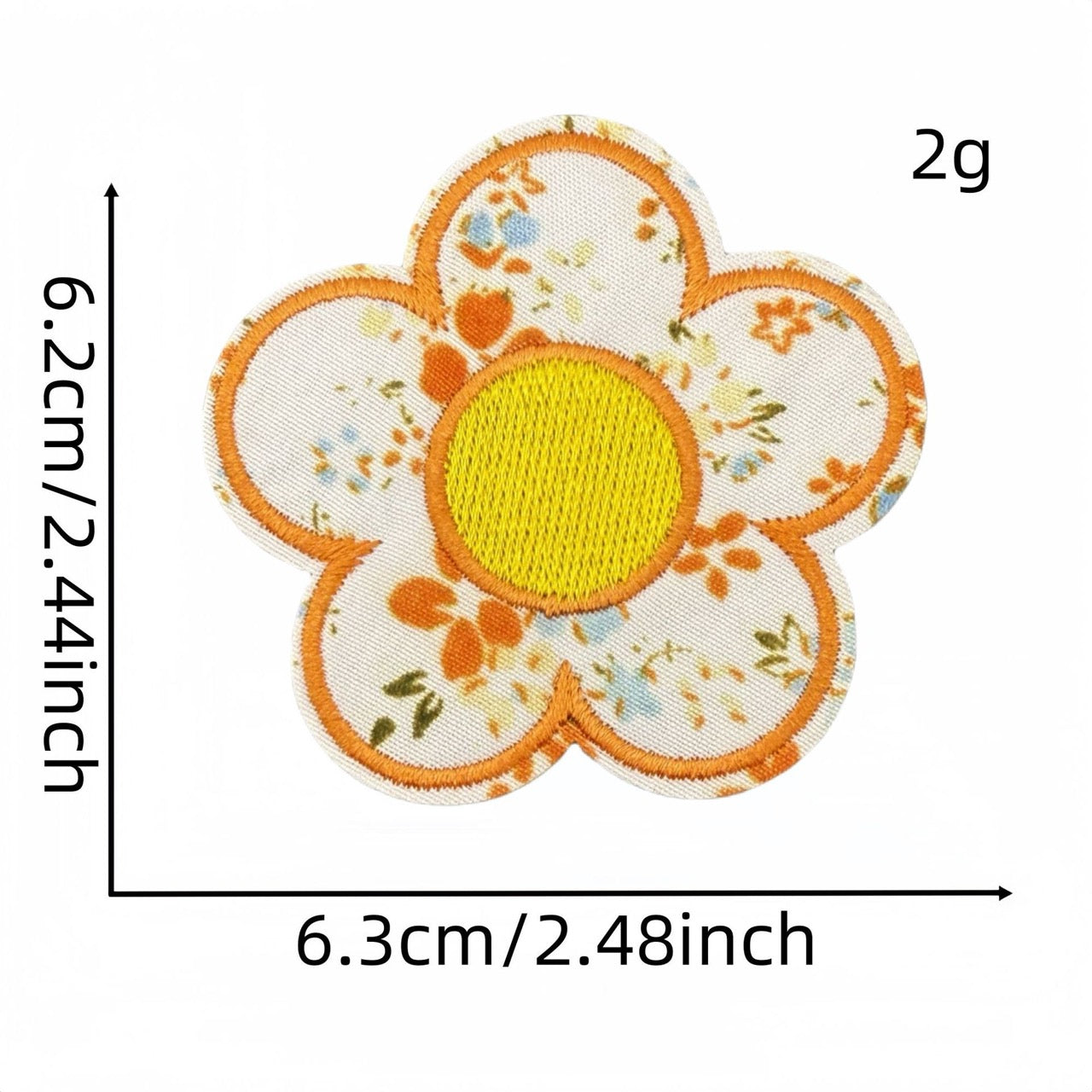 Floral Flower Embroidered Patches - Multiple Designs Available - CheerCove