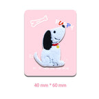 White Pet Dog Embroidered Patches - Multiple Designs Available - CheerCove