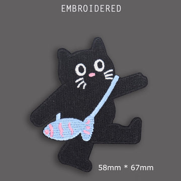 Student Days Cat Patches(Stick-On)