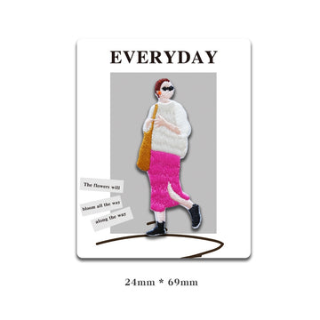 Urban Chic Girl Embroidered Patches - Multiple Designs Available - CheerCove