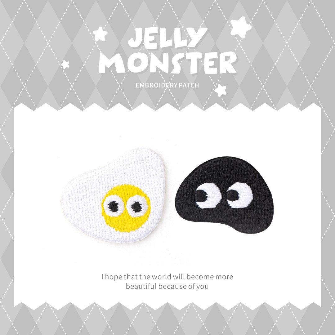 Jelly Monster Embroidered Patches - Multiple Designs Available - CheerCove