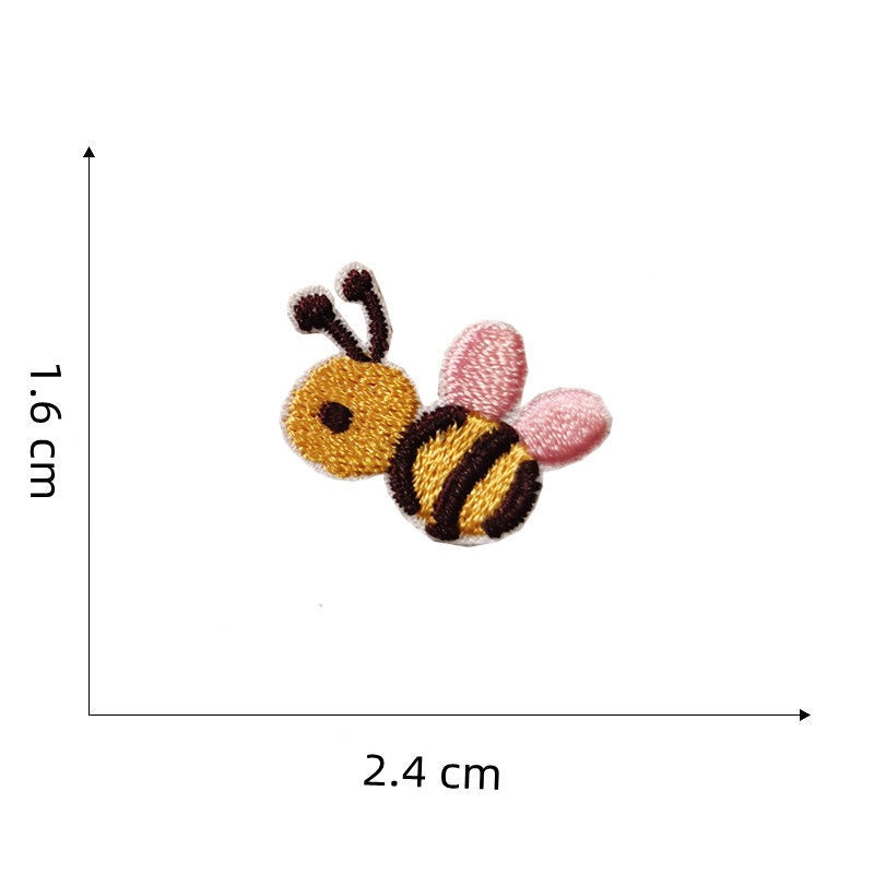 Dove and Bee Embroidered Patches - Multiple Designs Available - CheerCove