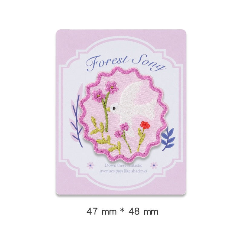 Forest Song Embroidered Patches - Multiple Designs Available - CheerCove