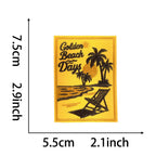 Sunset Beach Patches (Iron-On) - CheerCove