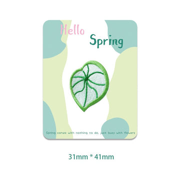 Botanical Leaf Embroidered Patches - Multiple Designs Available - CheerCove