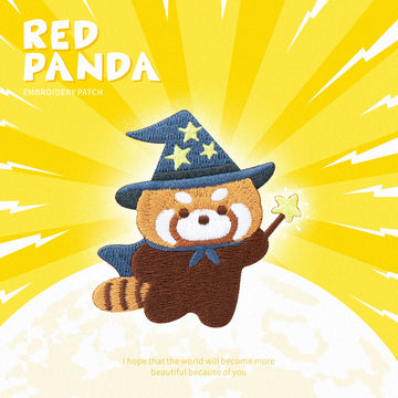Funny Red Panda Embroidered Patches - Multiple Designs Available - CheerCove