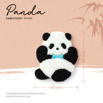 Cute Panda ④ Embroidered Patches - Multiple Designs Available - CheerCove