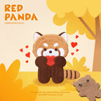 Embroidered Pins of Cute Red Panda