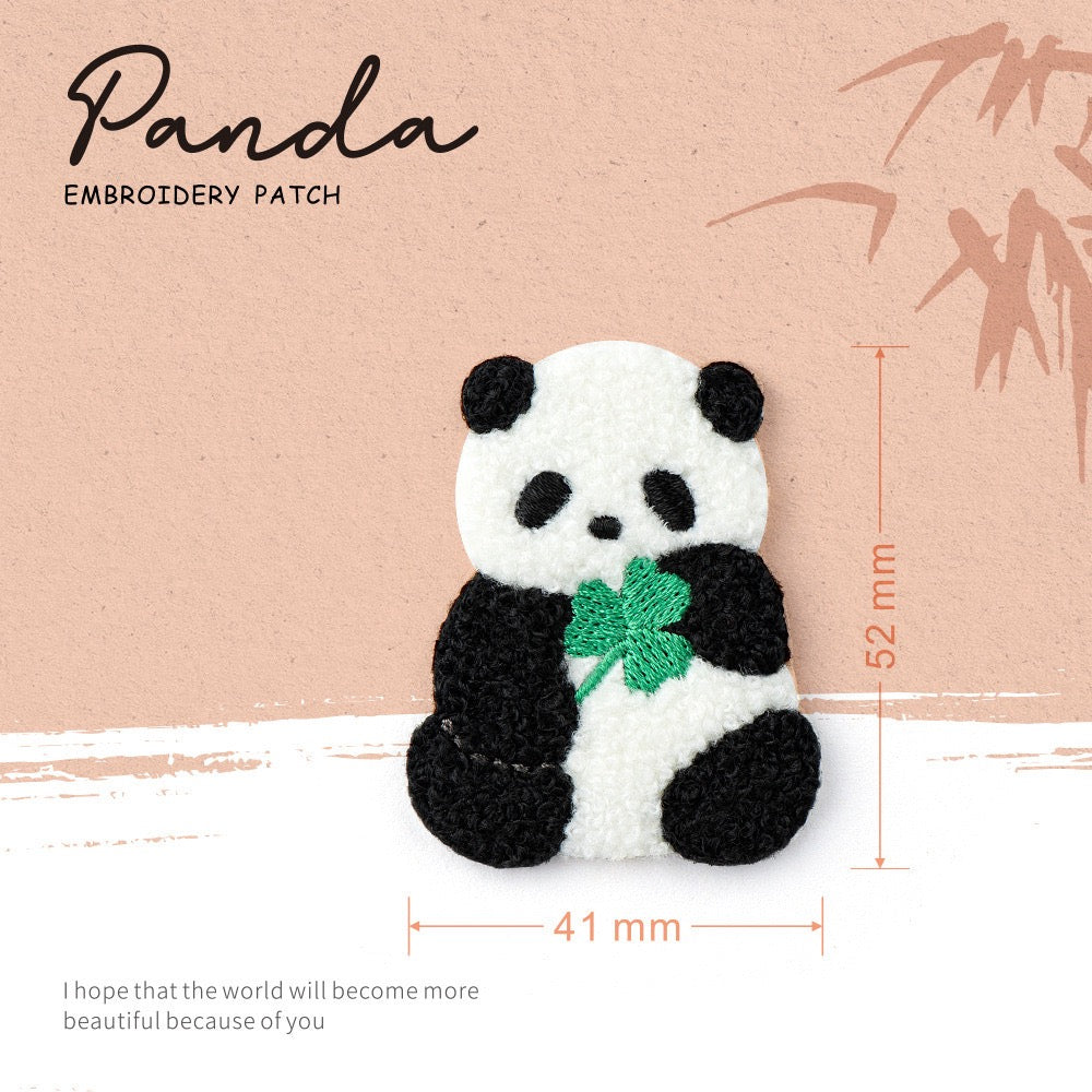Cute Panda ④ Embroidered Patches - Multiple Designs Available - CheerCove
