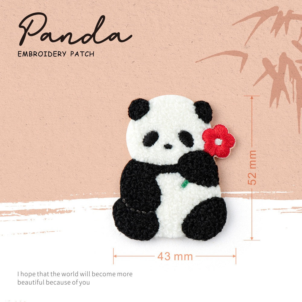 Cute Panda ④ Embroidered Patches - Multiple Designs Available - CheerCove