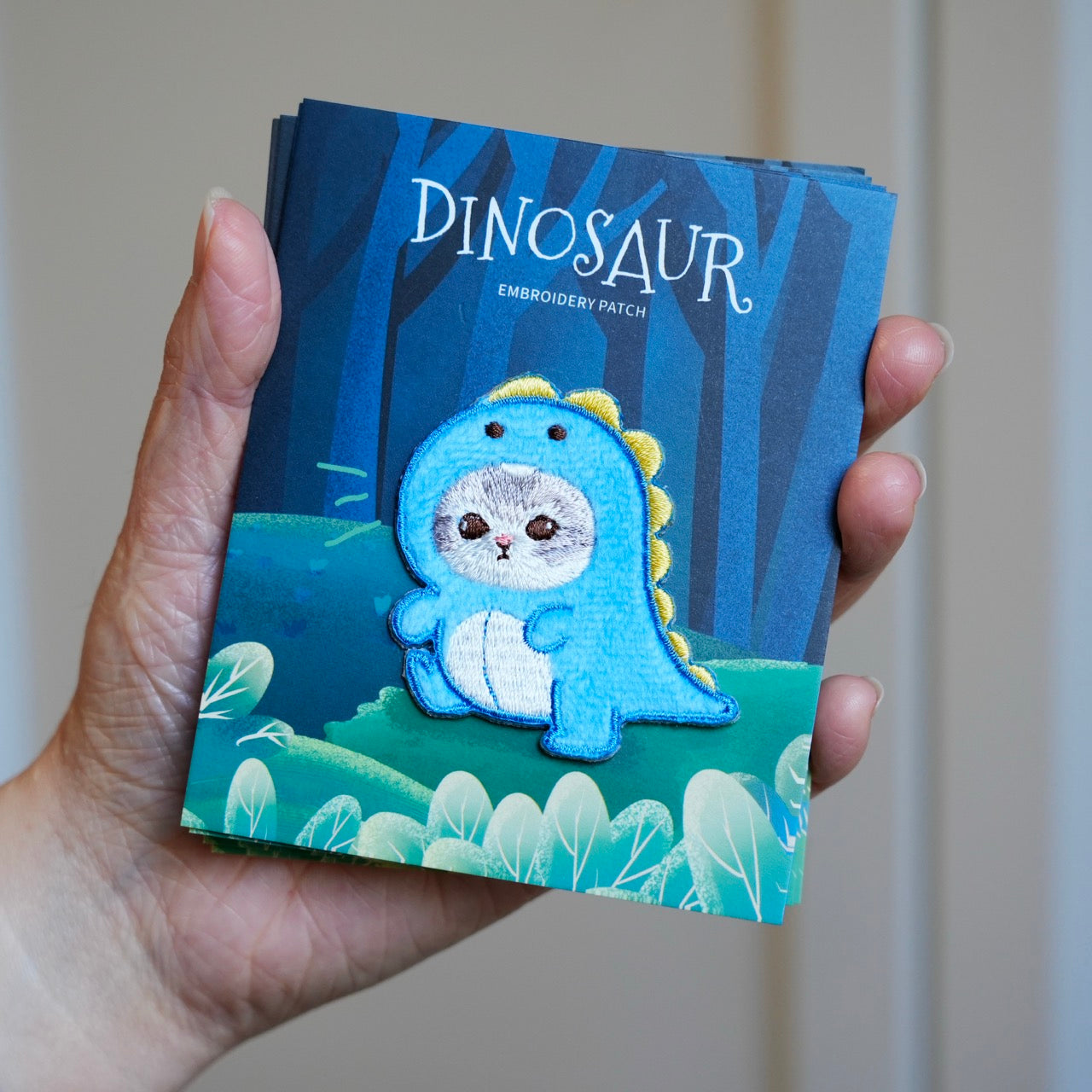 Purr-saurus Patches(Stick-On) - CheerCove