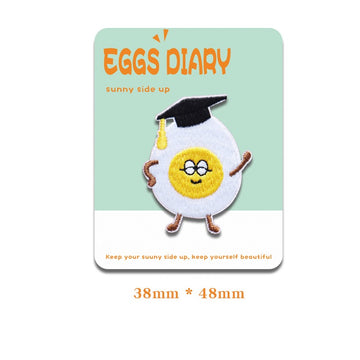 Poached Egg Embroidered Patches - Multiple Designs Available - CheerCove